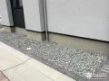 砂利と土間コンクリートを組合わせてしっかり雑草対策をした工事