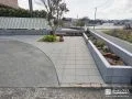 高低差に対応した境界フェンスと目隠しフェンスで整える外構工事