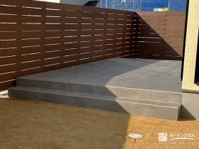 家族時間が自然に増えるタイルデッキ[施工後]