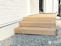 ウッドデッキで家事動線をスムーズに