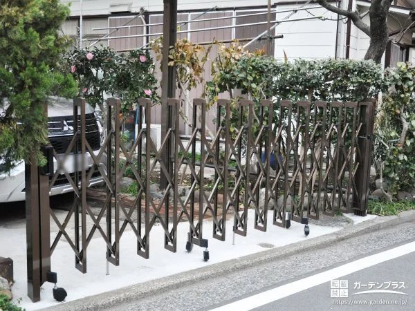 出入りのしやすさと防犯性を向上するカーゲートの設置工事