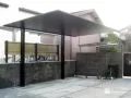 スタイリッシュなフラット屋根で引き締めるカーポート設置工事