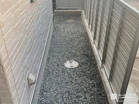 水捌け良く快適な犬走り[施工後]