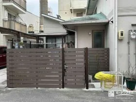 フェンスと門扉で守る主庭空間[施工後]