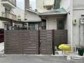 フェンスと門扉で守る主庭空間
