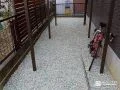 お手入れの手間を軽減する犬走り