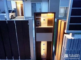 暗くなってからも使いやすい機能門柱[施工後]
