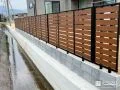 お庭のプライバシーを守る目隠しフェンス