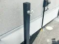 植栽が庭の手入れに便利な立水栓