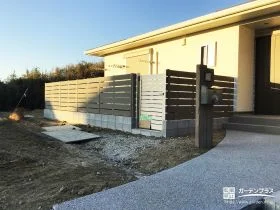 視線を気にせずくつろげるプライベートな庭空間つきの新築外構