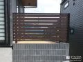 視線を程良くカットする目隠しフェンス