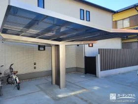 Y合掌型のカーポートでお車を雨風から守ったリフォーム工事