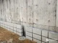 水穴を隠し水の侵入を防いでくれる境界ブロックを施工した工事