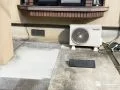 門柱の裏に土間コンクリーを打ちしっかりと雑草対策をした工事