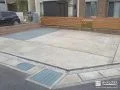 雑草が生えず水はけにも考慮された使いやすい駐車スペース工事