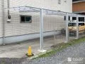 2台のお車を守る縦連棟のカーポート