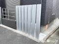 角柱と照明で引き立てるデッキまわりの外構リフォーム工事