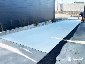 旗竿地の悩みを解消する全面コンクリート[施工後]
