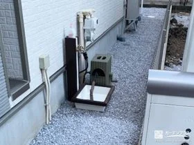 お庭での手洗いを便利にする立水栓[施工後]