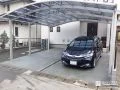 シンプルデザインのカーポート設置で駐車スペースを整えた工事