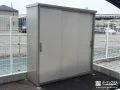 シンプルなデザインでお庭に馴染む物置を設置したリフォーム工事