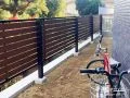 お庭の転落防止とプライバシーを守る目隠しフェンス