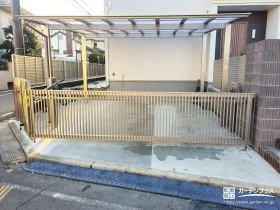 車に乗ったままスムーズに開閉できるカーゲート