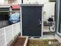 お庭の一画に設けた物置