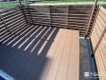 雑草の生えていたお庭にウッドデッキを設置したリフォーム工事