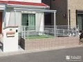 人工芝のお庭をフェンスで囲い安心のドッグランへと仕上げた工事