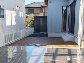手入れを減らしながら、くつろげる主庭へ[施工後]