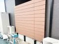 半プライベートな空間になるお庭の両入隅