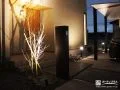 昼も夜も楽しめる“光と植栽のアクセント”
