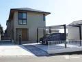 広い敷地にゆとりと品のある景色が広がる和モダンの新築外構