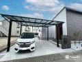フレームと配色で整える、完成度の高いモダン新築外構