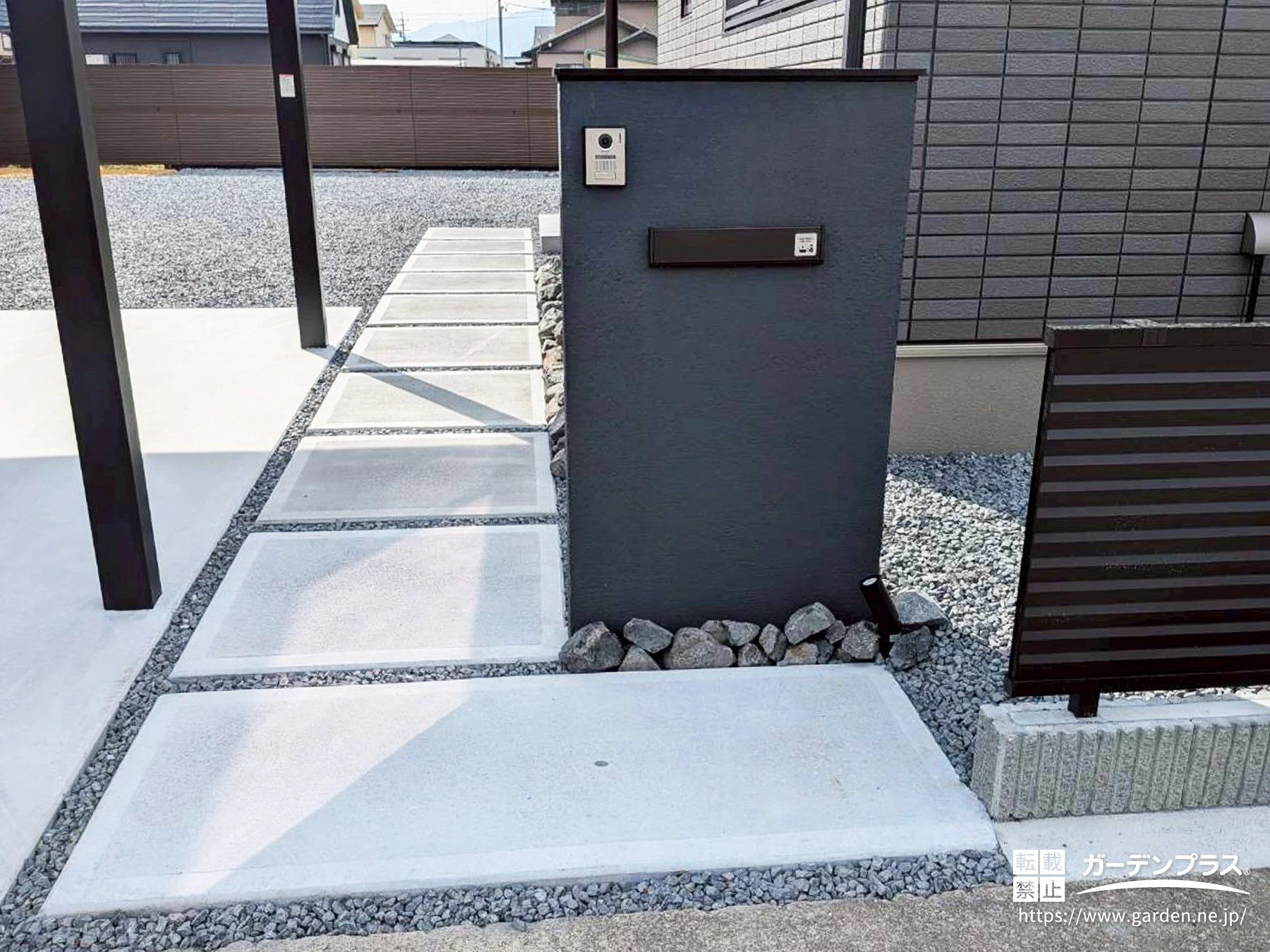 ジョリパット・新築外構一式の外構施工例一覧 |画像表示| 外構工事の 