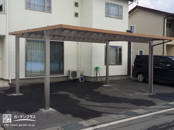 新設カーポート設置工事 (No.2910) / 駐車スペースの施工例 | 外 新設カーポート設置工事 (No.2910) / 駐車スペースの施工例 | 外