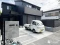 ブロックの外壁に合う仕上がりのシンプルモダンな新築外構工事
