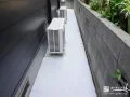 土間コンクリートで舗装した雑草対策万全な犬走り