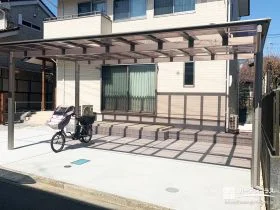 雨の日も、帰宅のストレスを感じさせない駐車動線[施工後]