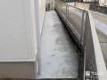 土間コンクリートで徹底的に雑草対策した犬走り