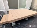 腐食する心配のない人工木のウッドデッキ