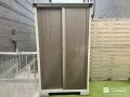 お庭に馴染むデザインの物置