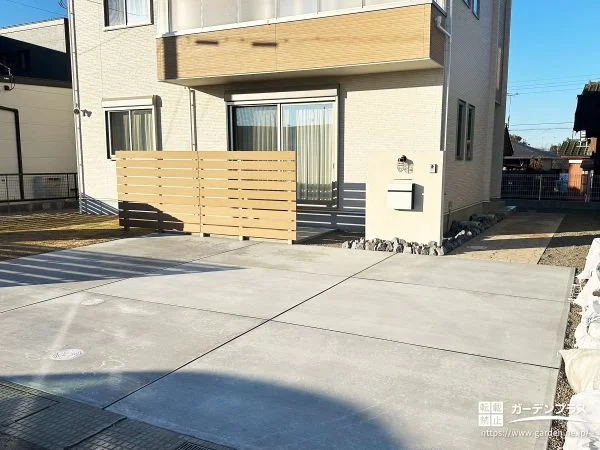 開放感と防犯性を心地よく両立したナチュラルな新築外構