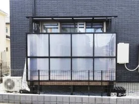外からの視線を気にせず、家事ができるデッキ空間[施工後]