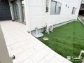 タイルデッキ×スロープで愛犬も行き来しやすいお庭動線