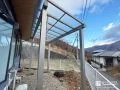 物干し付きで洗濯物干し等の家事に便利なスペースをつくった工事