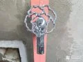 可愛らしい花型の立水栓ハンドル