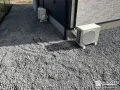 雑草対策をした犬走り