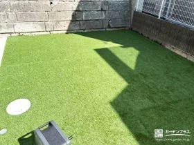 人工芝で叶えるローメンテナンスな庭づくり[施工後]